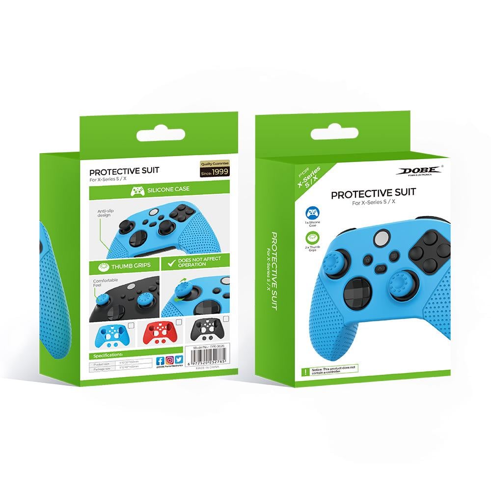 Чехол-кейс и две накладки на стики Dobe для геймпада Microsoft Wireless Controller консоли Xbox Series S/X Черный (9582331) - фото 4