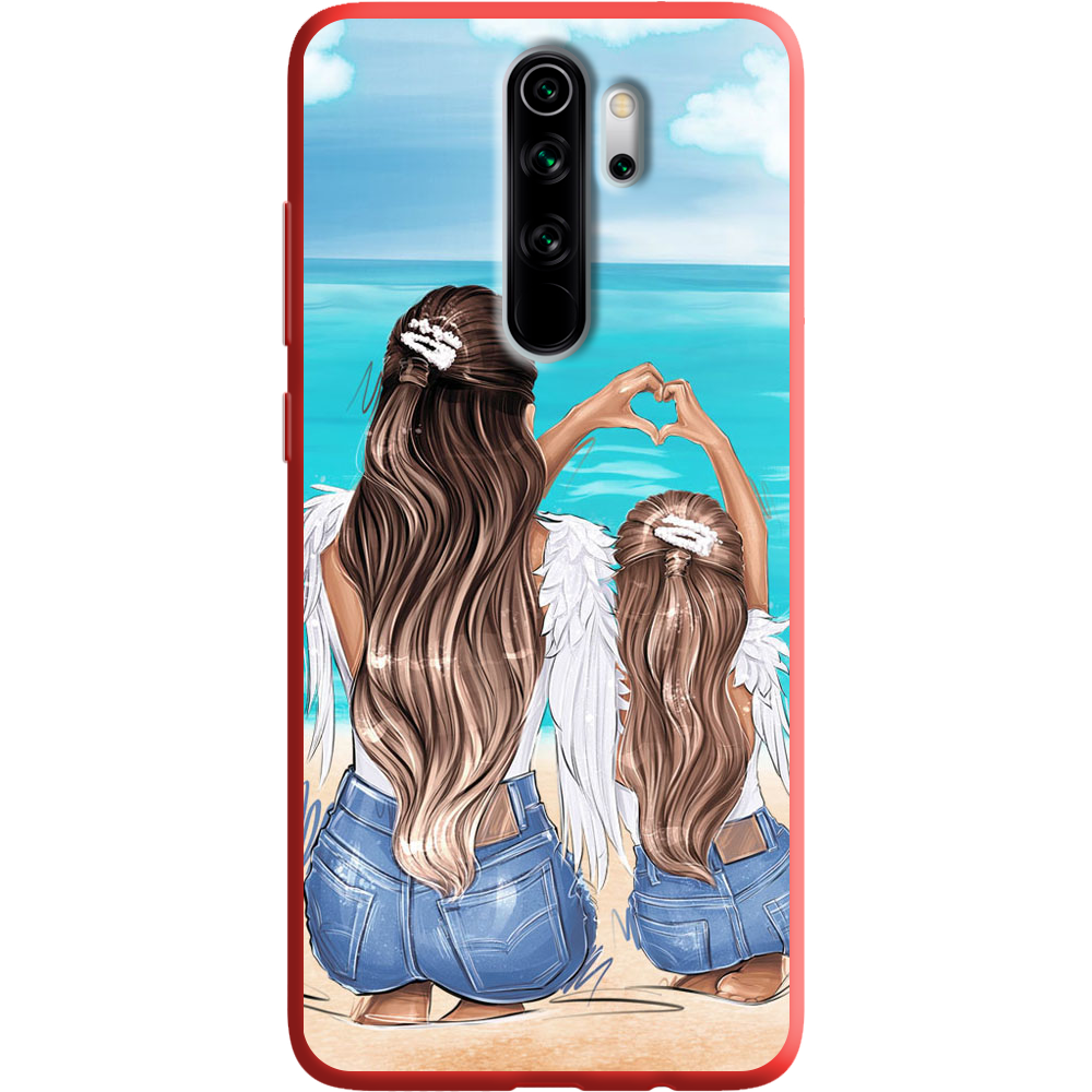 Чехол Boxface Xiaomi Redmi Note 8 Pro Family Vacation Красный силикон (38222-up2380-38666)