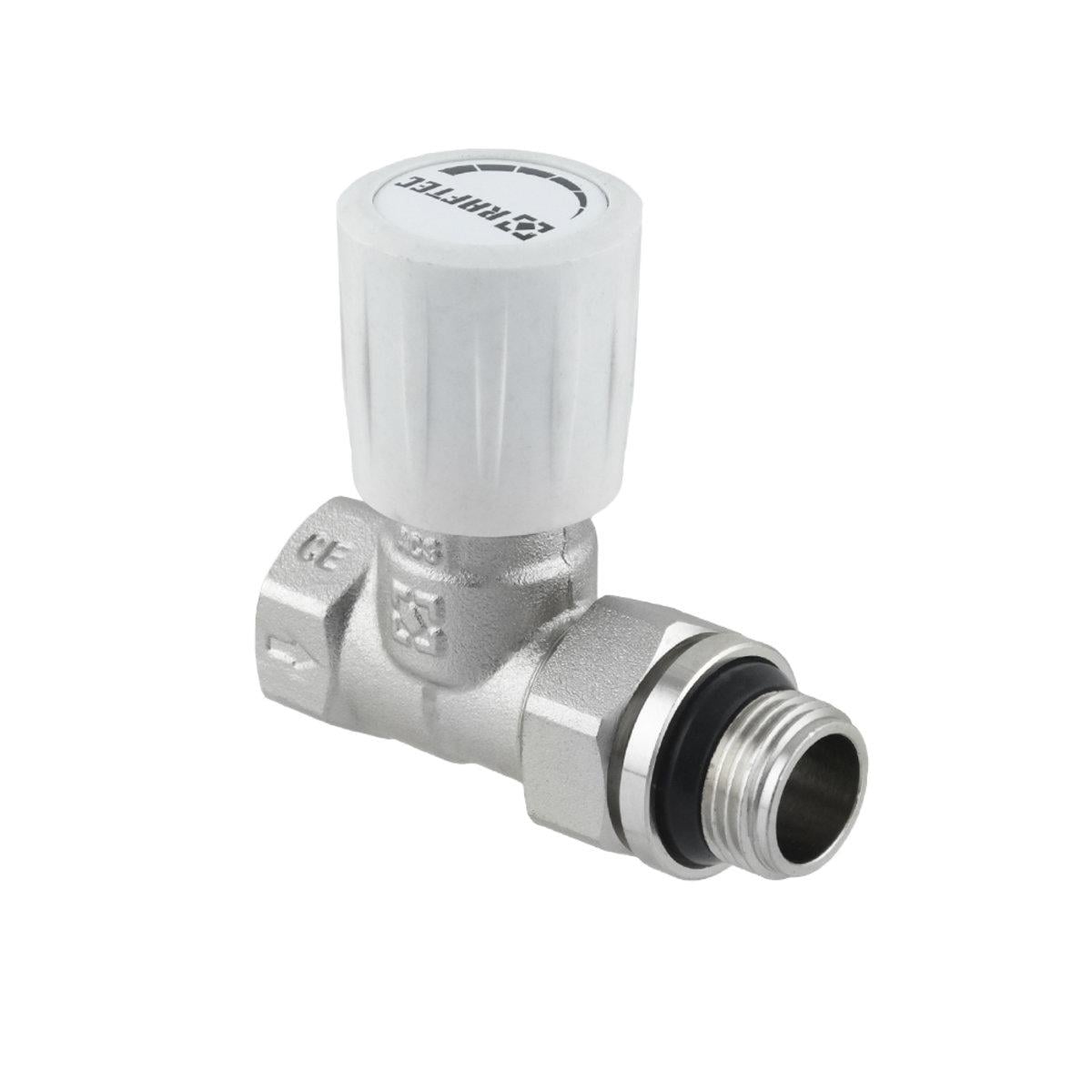 Клапан запорный прямой вентельный Raftec 1/2x1/2 подача (PVRK 11)