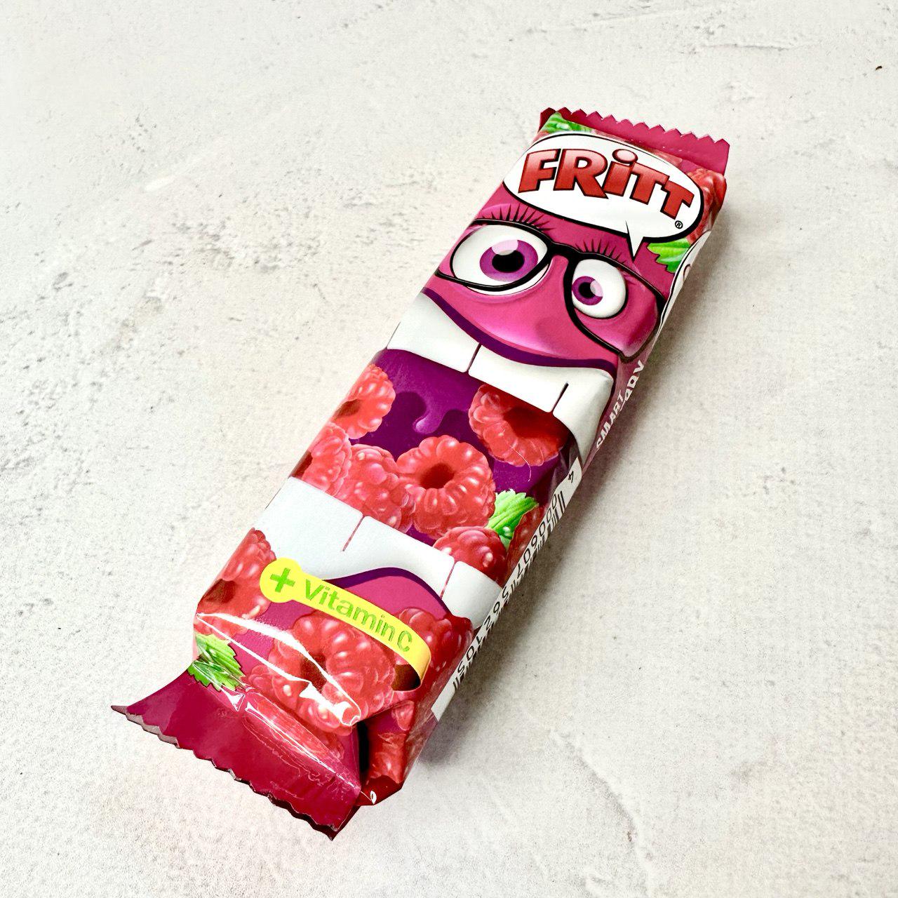 Цукерки жувальні Fritt зі смаком малини та вітаміном С 70 г Цукерки жувальні Fritt зі смаком малини та вітаміном С 70 г