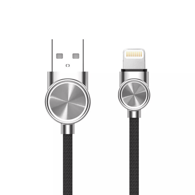 Кабель Kaku KSC127 USB Lightning Fast charging 3,2A 1,2м Black (2049862472)