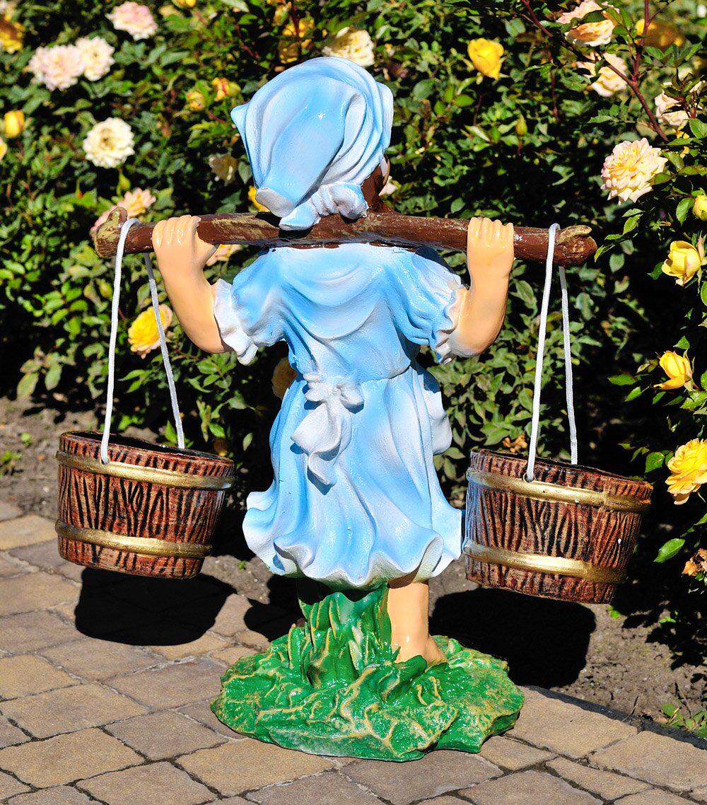 Подставка для цветов Девочка с коромыслом 53 см (119) - фото 4