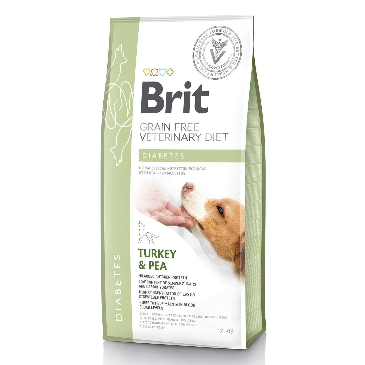 Корм для собак Brit GF VetDiets Dog Diabetes 12 кг
