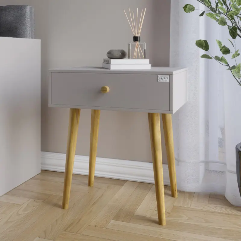 Тумба прикроватная Lion Hugge-4 Кашемир (Lion-041024)