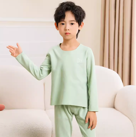 Термобілизна дитяча флісова безшовна 120 см Світло-зелений (K4-145-1392-З-120)