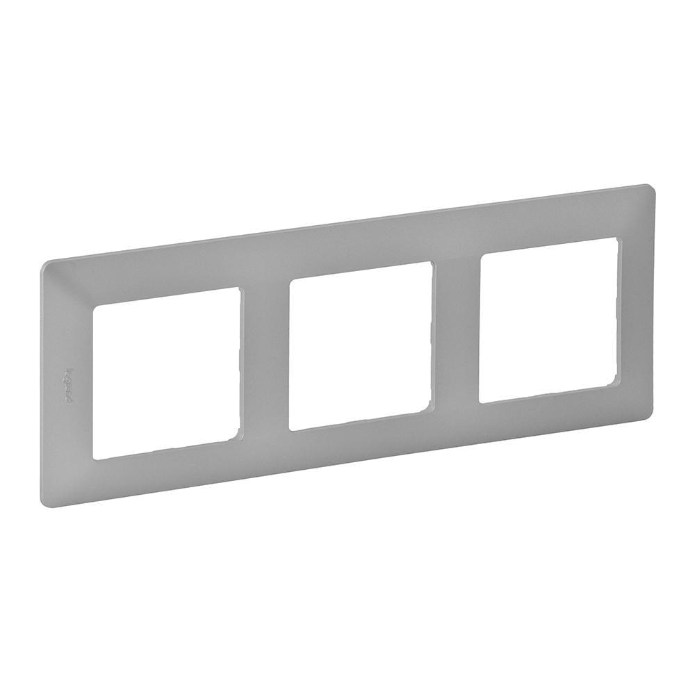 Рамка трехместная Legrand Valena Life Алюминий (754133)