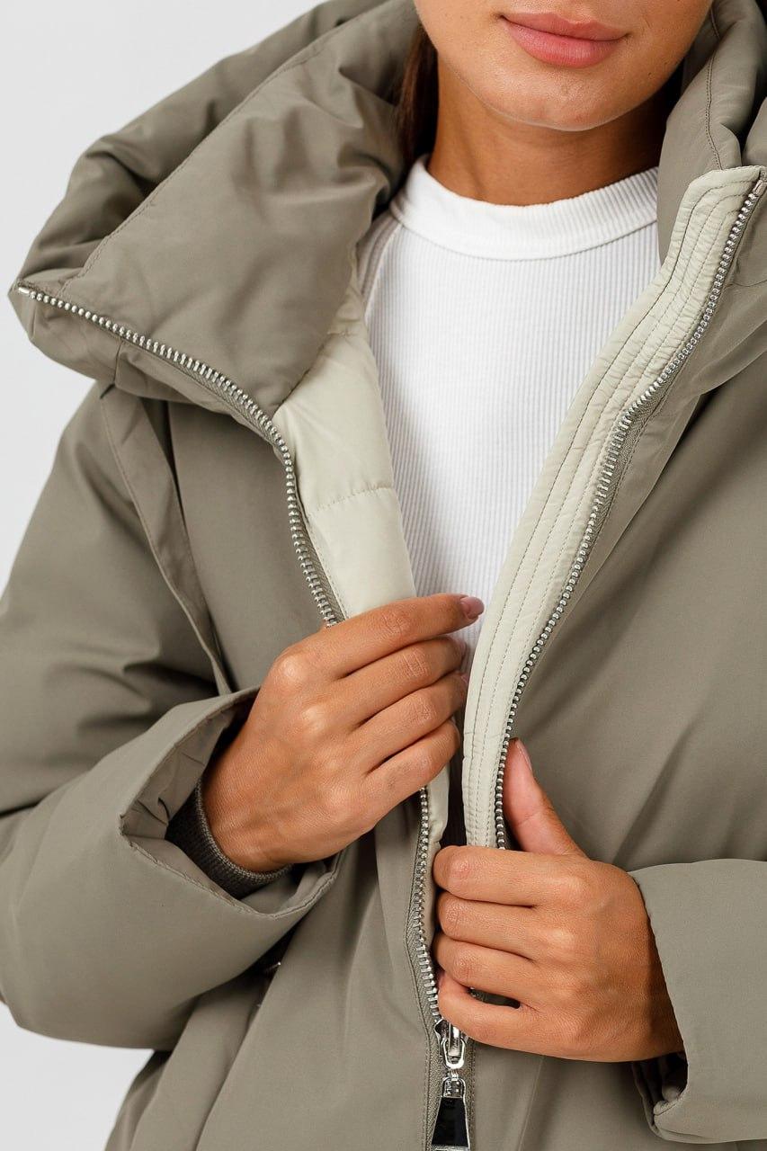 Парка зимняя молодежная Snow Owl р. 48 Оливковый (13332s\48) - фото 6