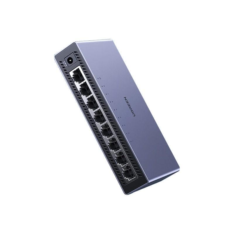 Комутатор мережевий гігабітний UGREEN CM634 8 портів/1000 Мбіт/с Сірий (15642)