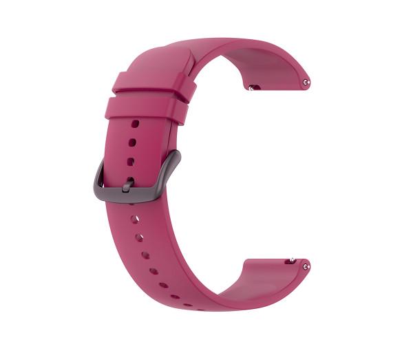 Ремешок Silicone для смарт-часов Xiaomi Watch 5 22 мм Бордовый