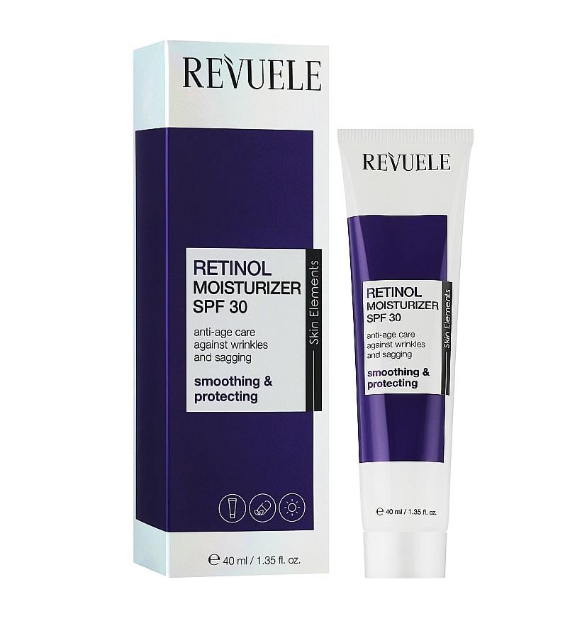 Крем для лица Revuele из SPF30 Retinol увлажняющий дневной 40 мл (5060565106246) - фото 2