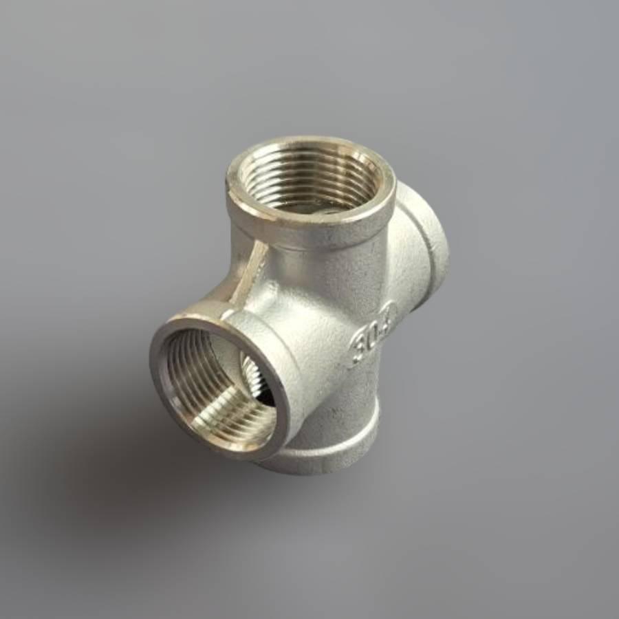 Хрестовина різьбова Ду20 рівнопрохідна н/ж сталь AISI304 ВР BSPP Class 150 3/4" (29203368) - фото 7 Хрестовина різьбова Ду20 рівнопрохідна н/ж сталь AISI304 ВР BSPP Class 150 3/4" (29203368) - фото 7