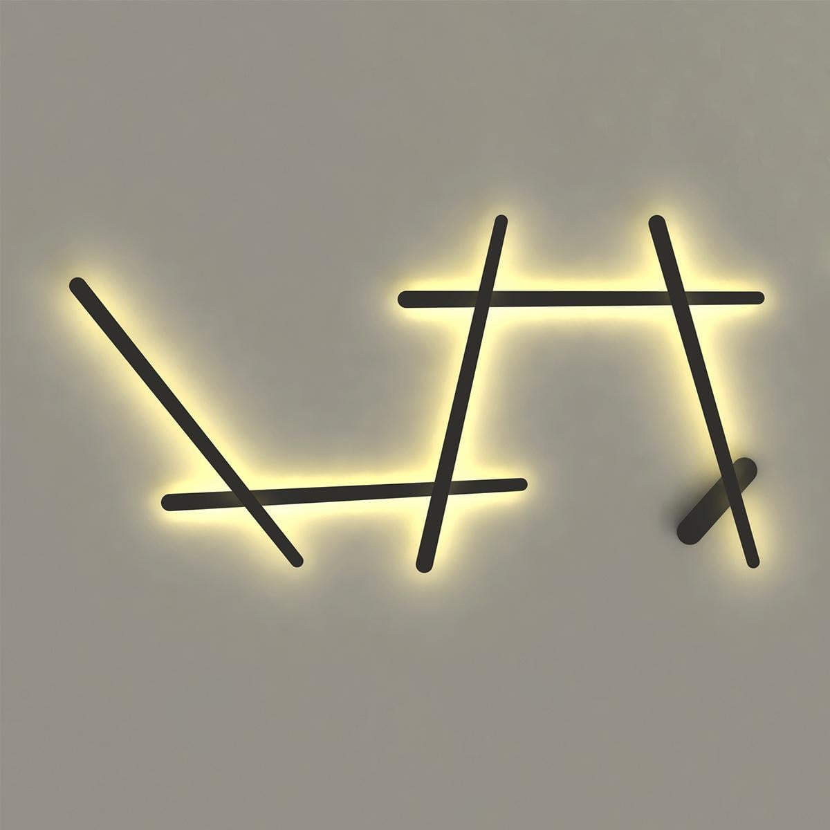Бра MJ-Light CROSS 5 4000 K BK (18005)