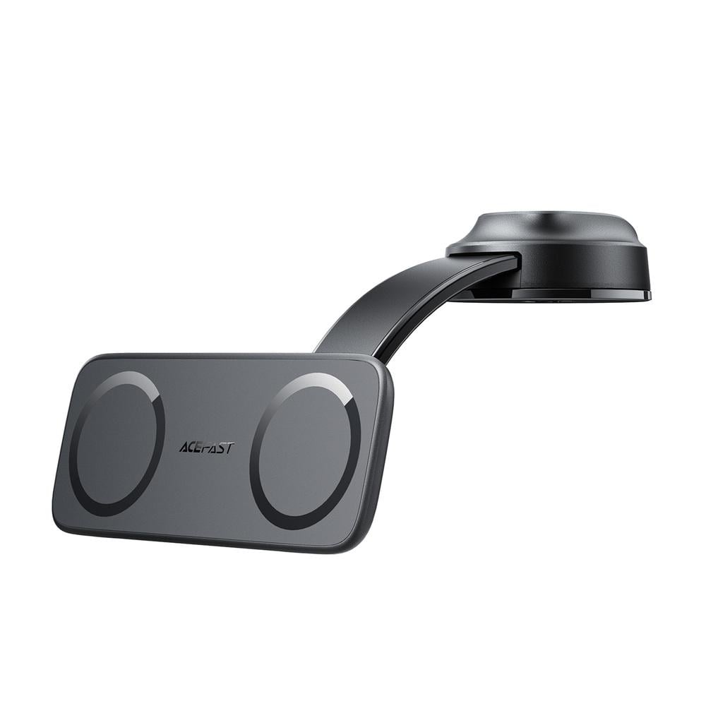 Держатель для телефонов в машину Acefast D60 dual magnet car holder for dashboard Black (19408)