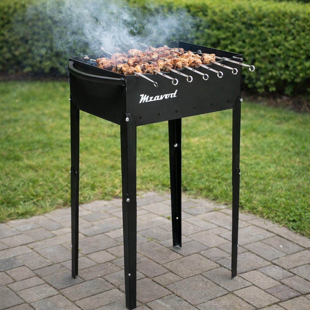 Мангал Jooki Еней на 6 шампурів 3 мм на ніжках (10151)