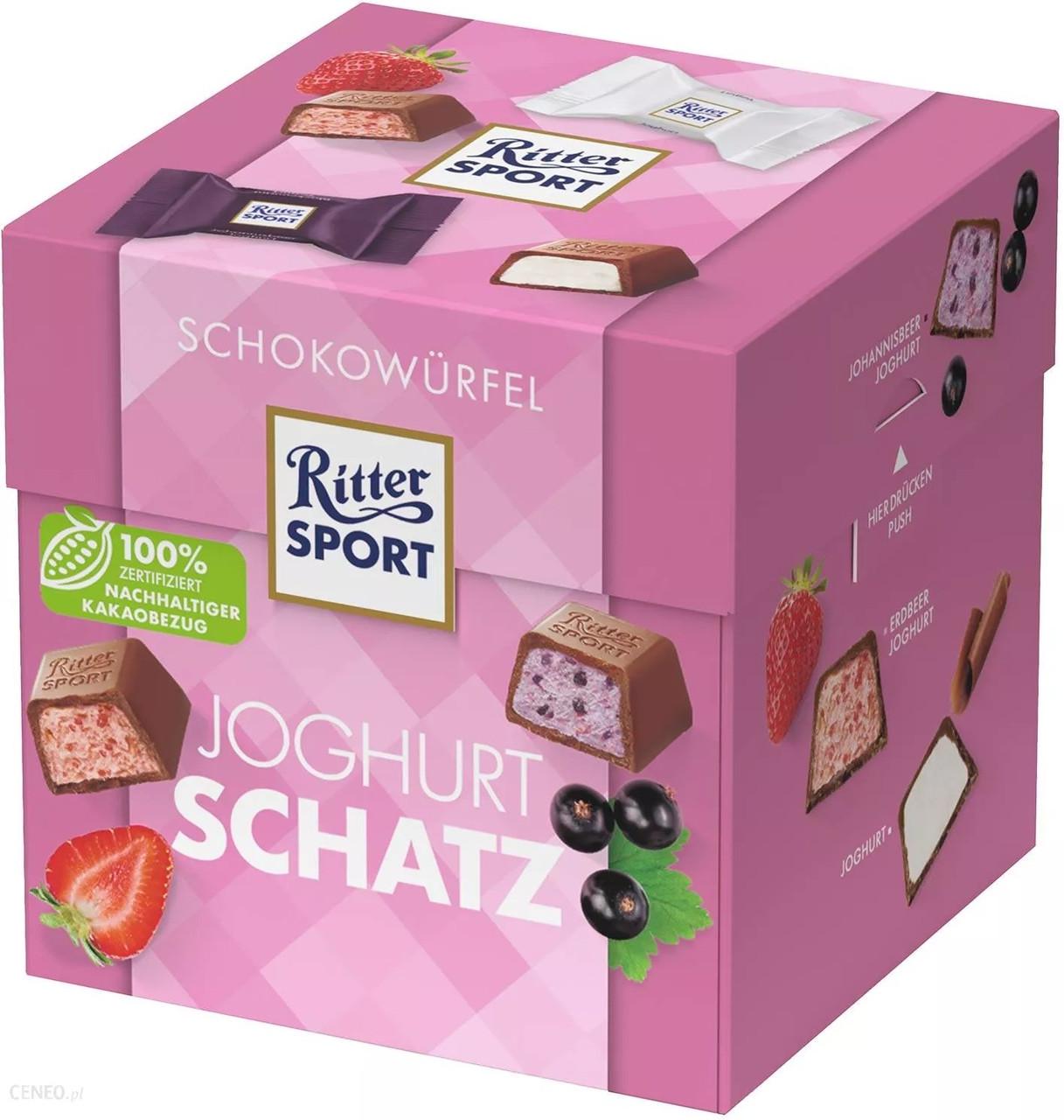 Набор конфет Ritter Sport Schokowürfel Joghurt Schatz 176 г (1914341491)
