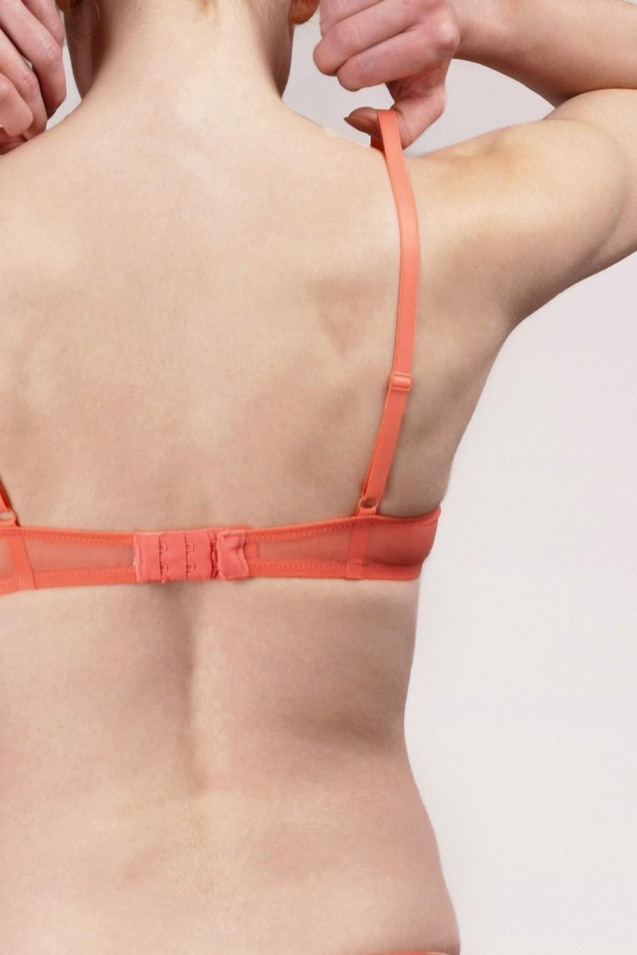 Комплект білизни Gisela бюстгальтер push-up/трусики сліп 70C/S Кораловий (67242) - фото 2 Комплект білизни Gisela бюстгальтер push-up/трусики сліп 70C/S Кораловий (67242) - фото 2