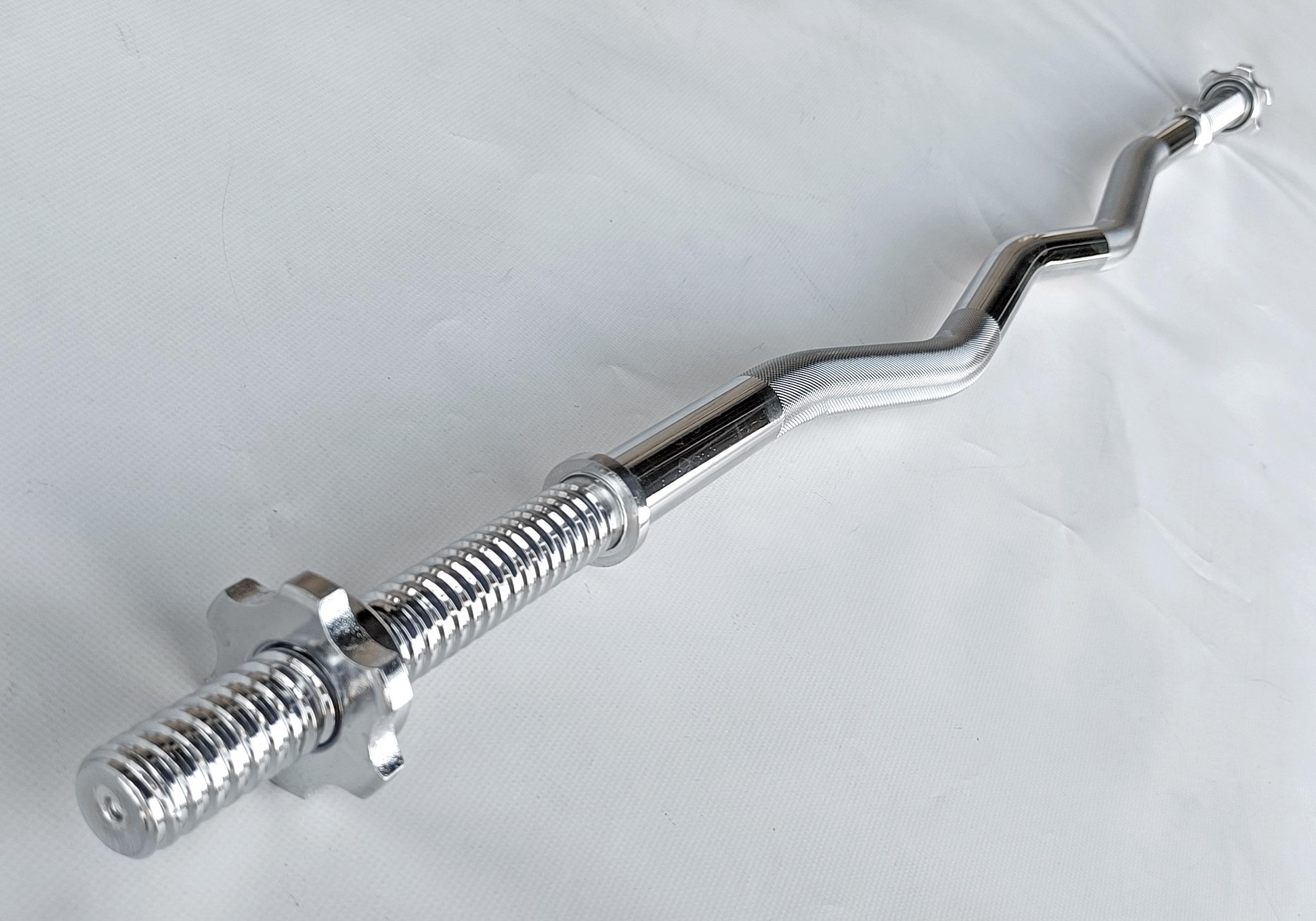 Гриф для штанги EasyFit W-образный 1,2 м Ø 28 мм - фото 2 Гриф для штанги EasyFit W-образный 1,2 м Ø 28 мм - фото 2