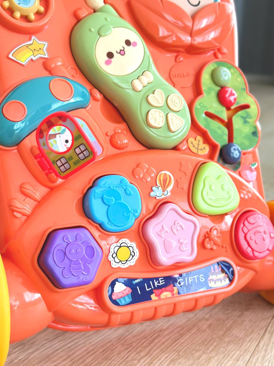 Ходунки-каталка детские TK Group YL622 музыкальный толокарь Оранжевый (1964981024) - фото 3 Ходунки-каталка детские TK Group YL622 музыкальный толокарь Оранжевый (1964981024) - фото 3