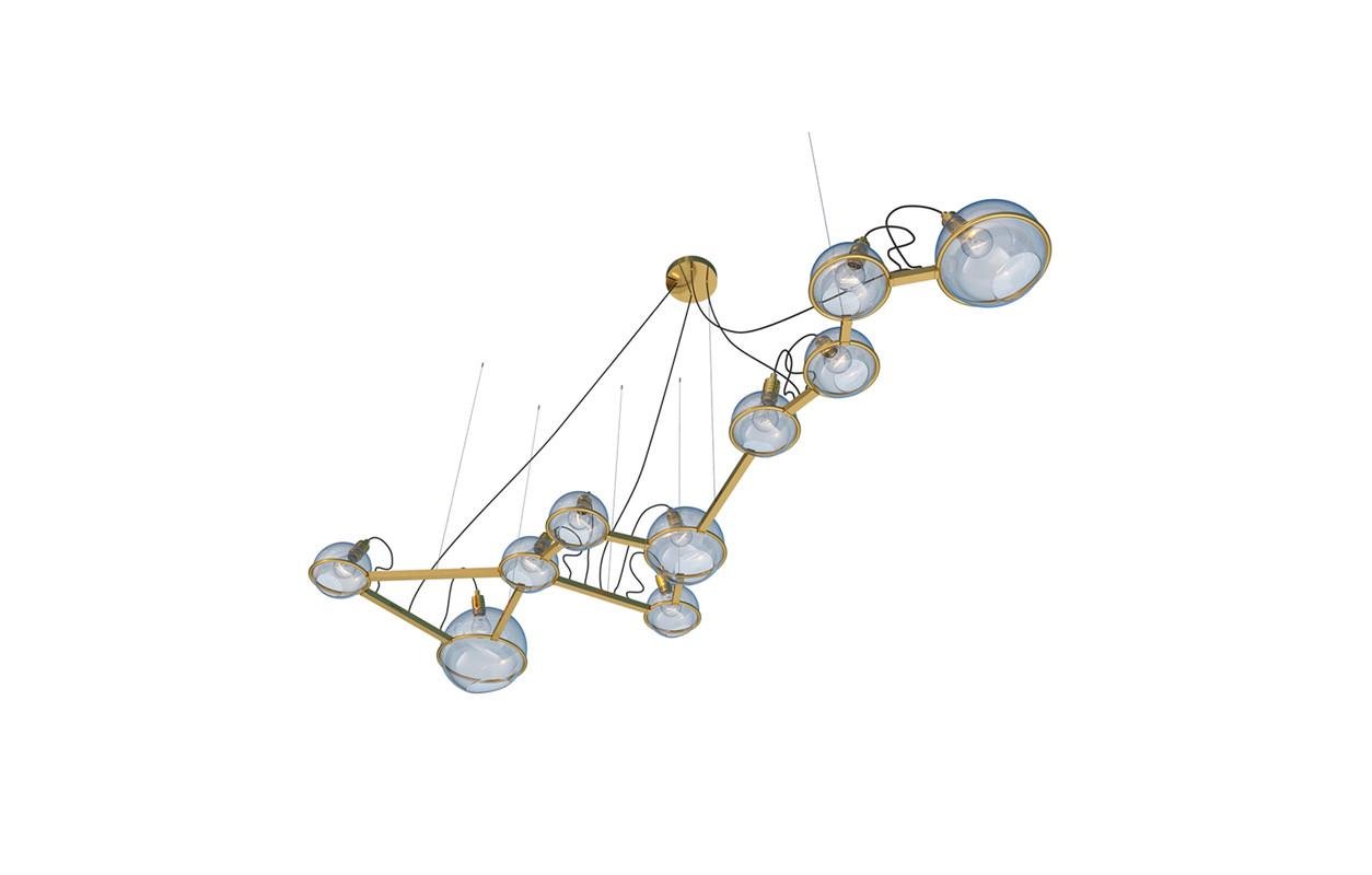 Люстра Pikart Lights Cetus Кит 20924 Золотой (1692307854)