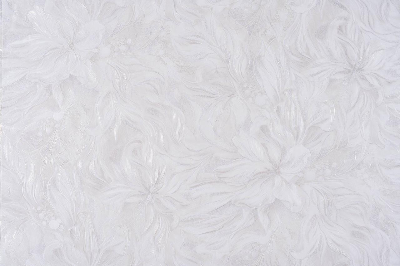 Обои флизелиновые LeGrand Platinum Миракл 1602-01 Декор винил горячего тиснения 1,06х10,05 м Молочный