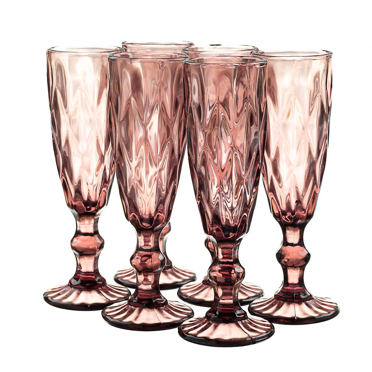 Комплект бокалів для шампанського Elisey Гіацинт 6 шт. (8428-011) - фото 2 Комплект бокалів для шампанського Elisey Гіацинт 6 шт. (8428-011) - фото 2