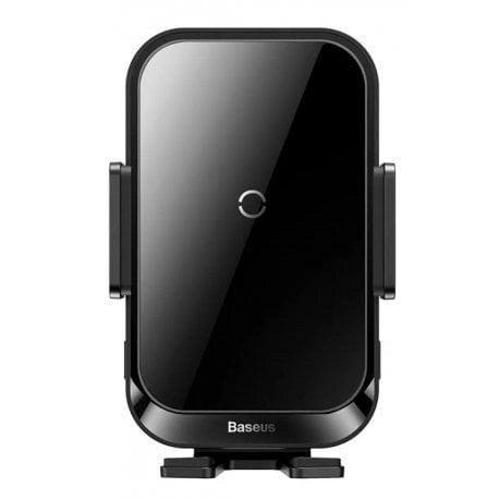 Автодержатель для телефона с беспроводной зарядкой Baseus Halo Electric Wireless Charger 15W Black (SUDD000001) - фото 2