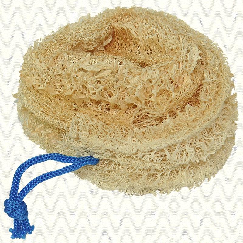 Мочалка-люфа пористая круглая с петелькой 15 см (0268) Мочалка-люфа пористая круглая с петелькой 15 см (0268)