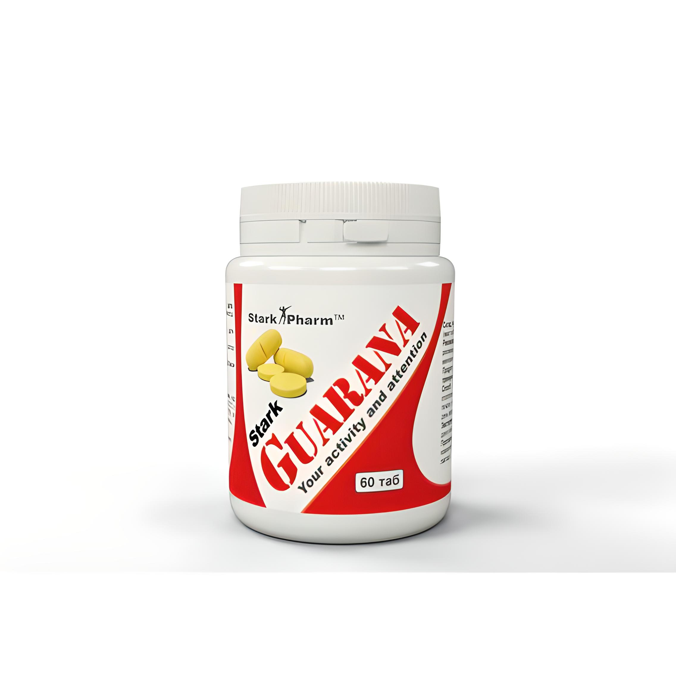 Енергетик Stark Pharm Guarana 300 мг 60 Tabs