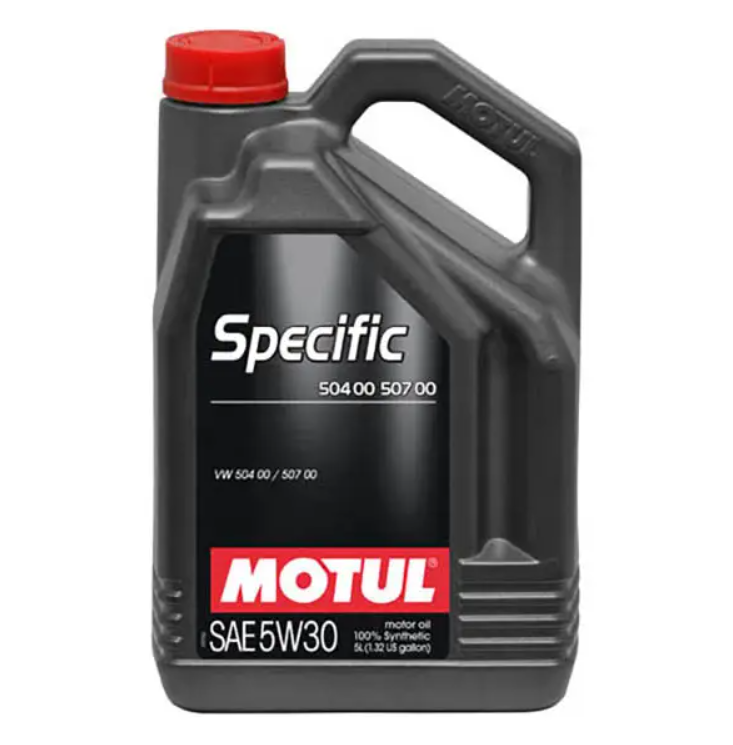 Масло MOTUL Specific 5W-30 синтетическое 5 л (VW 504.00/507.00)