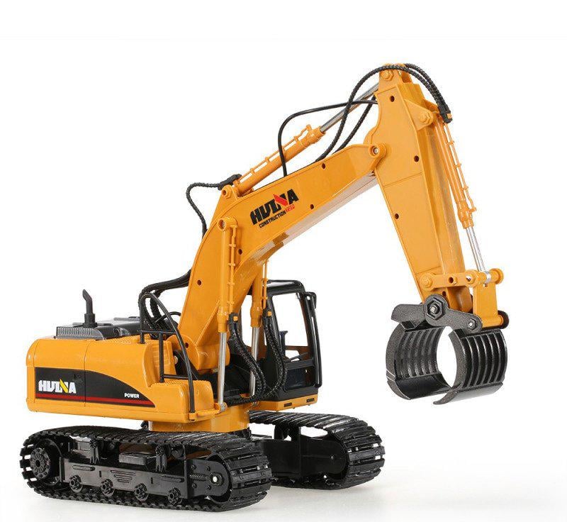 Екскаватор граббер Huina Toys 1570 Metal Excavator Yellow (20506)