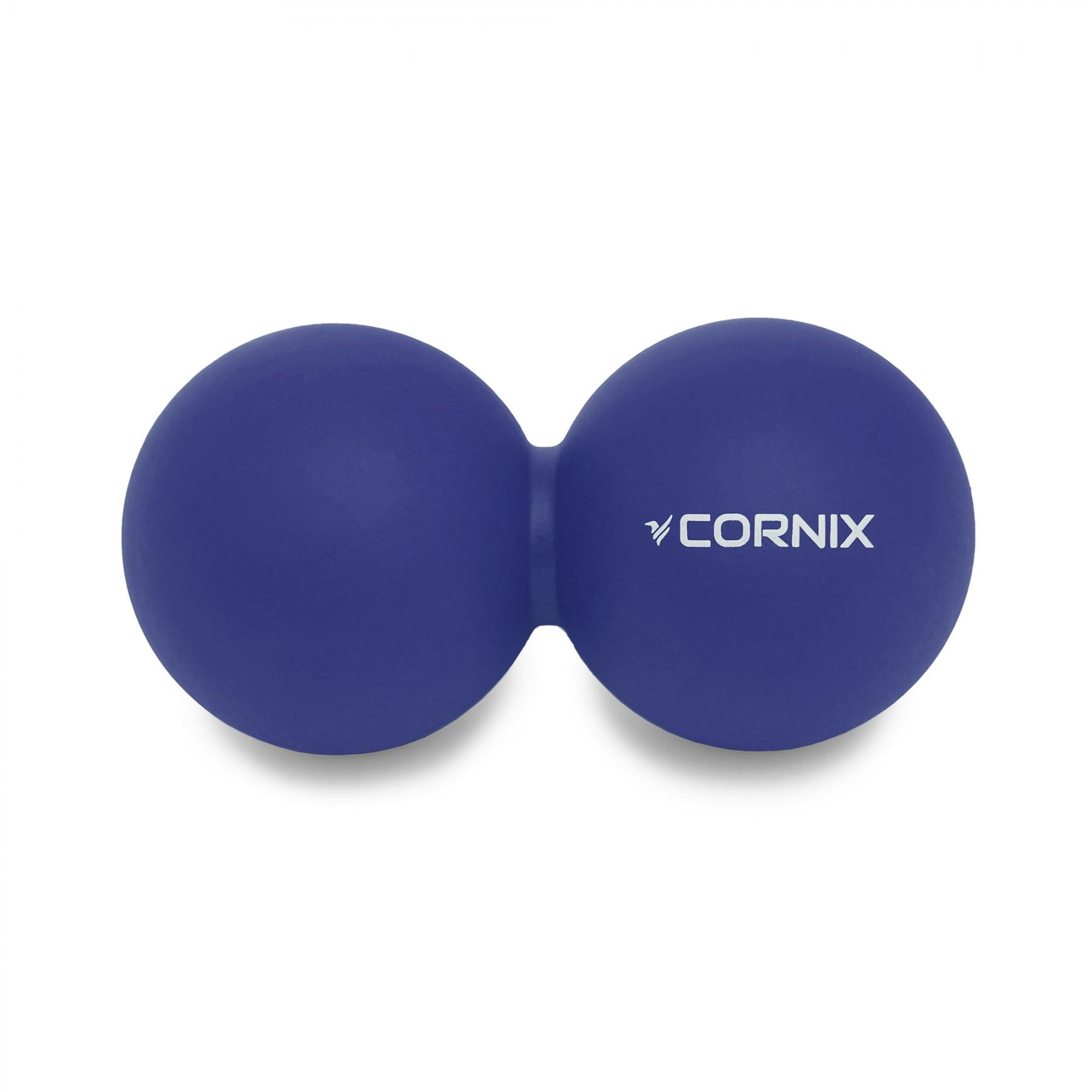 Массажный мяч двойной Cornix Lacrosse DuoBall XR-0109 Navy Blue (39259) - фото 1