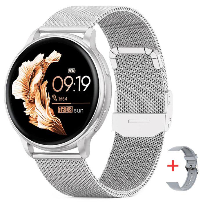 Смарт-годинник UWatch Smart Melisia Silver Steel з ремінцями 2 шт. (2025) - фото 2