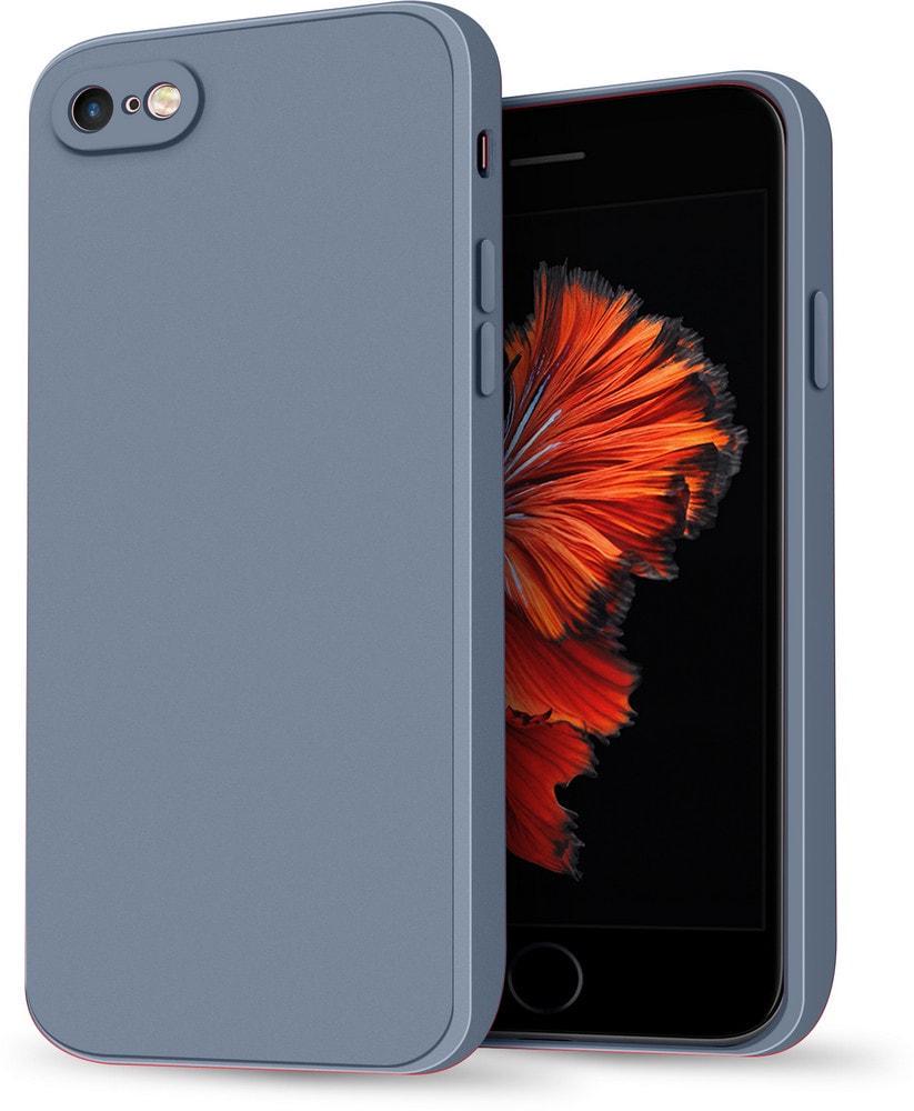 Силиконовый чехол HardCorner iPhone 6 6S (с микрофиброй) Gray Blue (35394-6D)