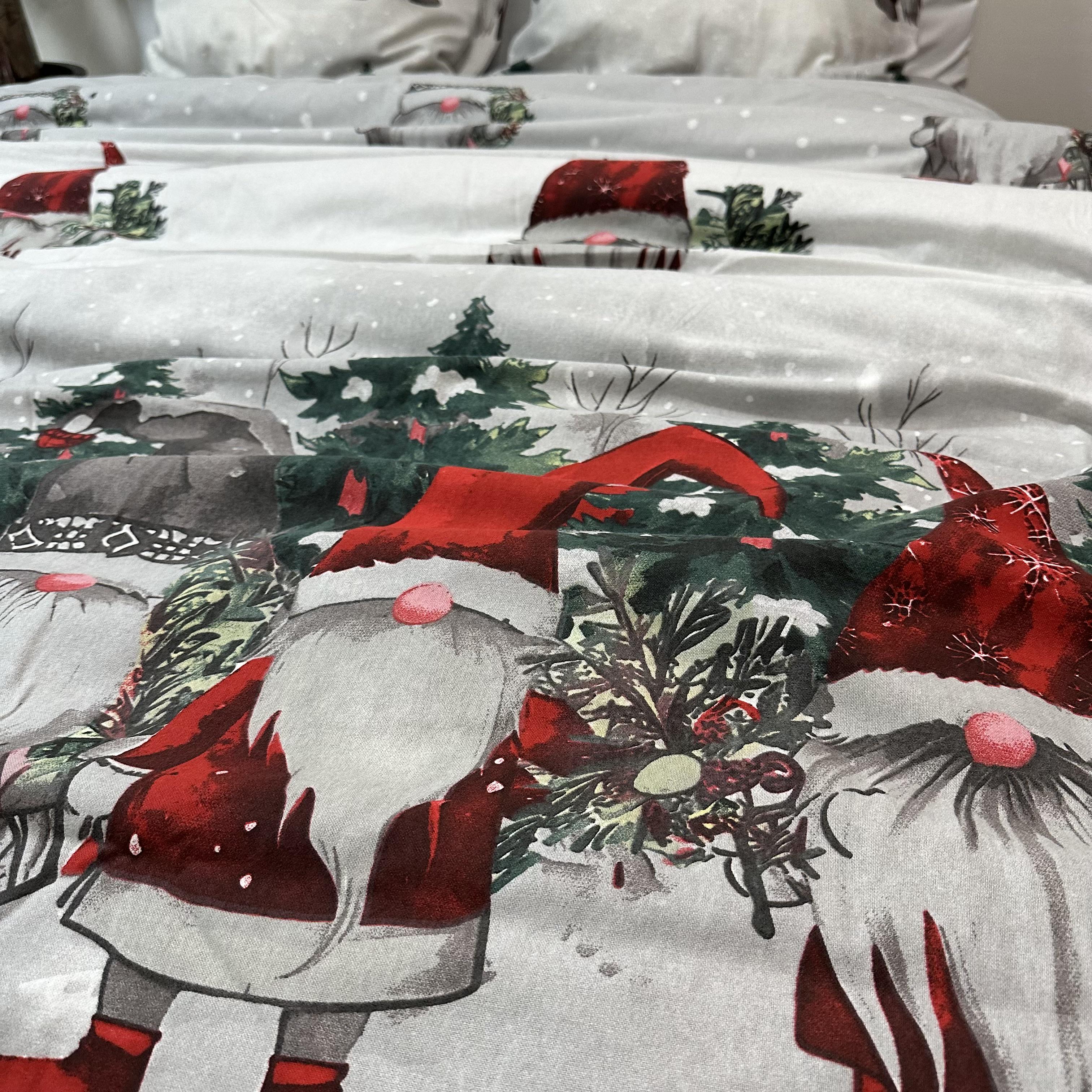 Комплект постільної білизни байкова Зимовий євро Сірий (байка 2-3) - фото 5 Комплект постільної білизни байкова Зимовий євро Сірий (байка 2-3) - фото 5