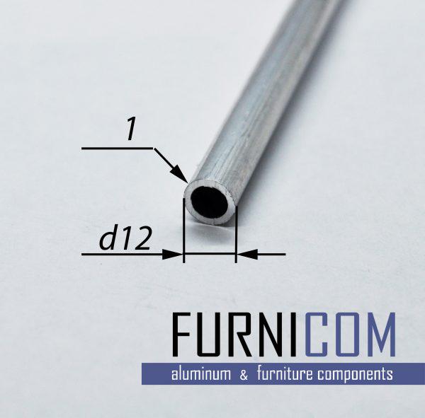 Труба алюминиевая круглая AS 12х1 мм (01716) - фото 3