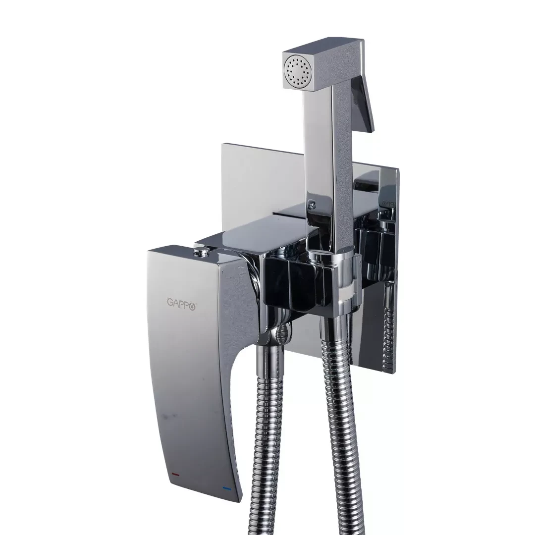 Гигиенический душ скрытого монтажа Gappo G7207-1 Хром (G7207-1) Гигиенический душ скрытого монтажа Gappo G7207-1 Хром (G7207-1)