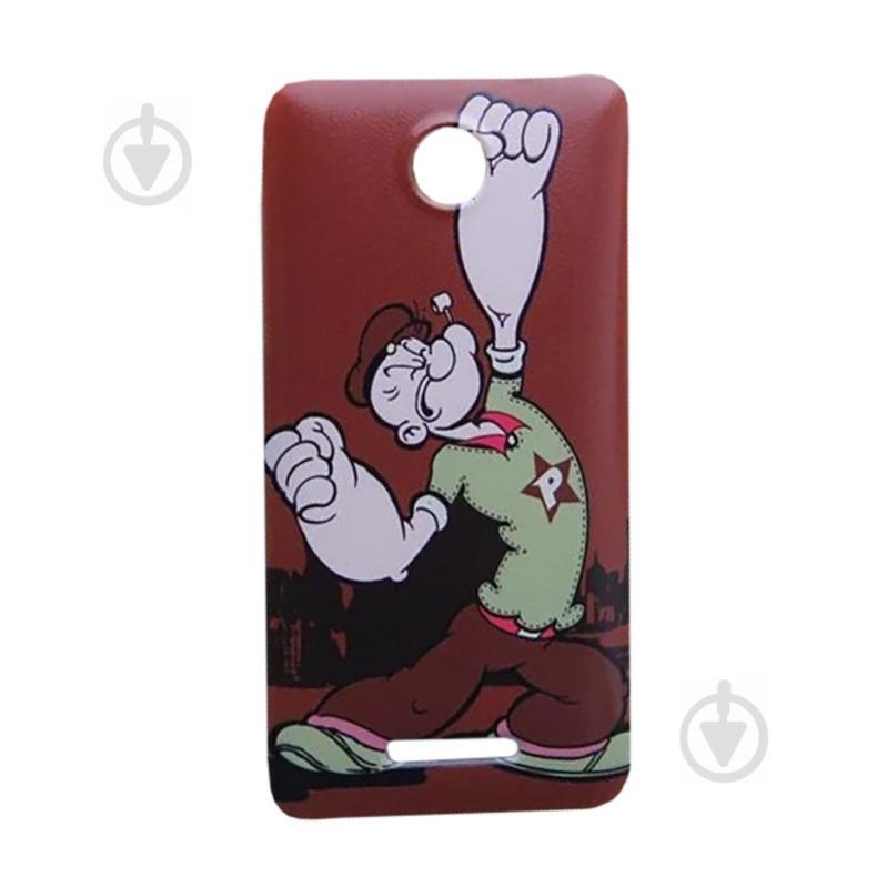 Чехол с рисунком Printed Plastic для Lenovo A390 Моряк Папай (hub_QlZo33402)