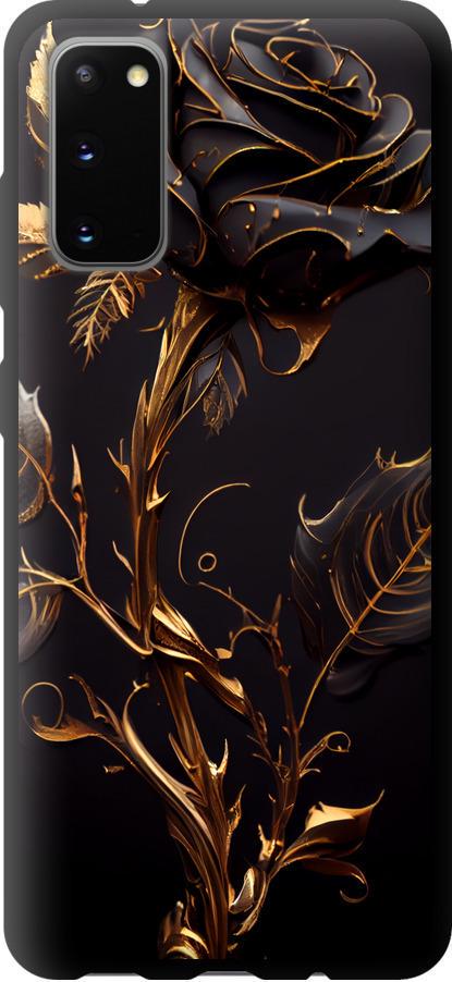 Чехол на Samsung Galaxy S20 Роза 3 (5552b-1824-42517)
