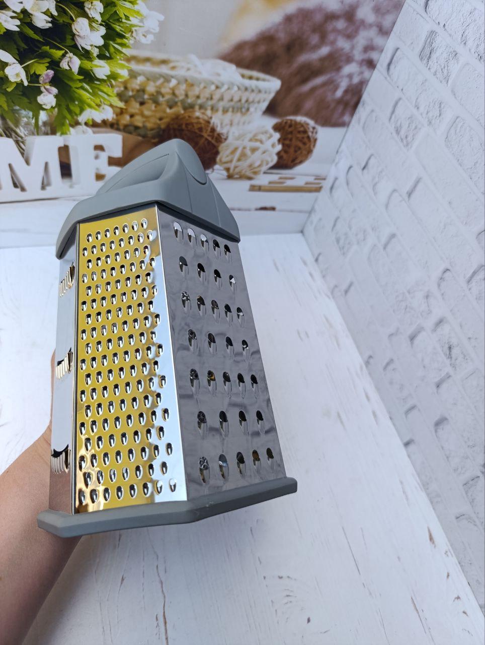 Тертка Maxmark MK-CT9003 шестигранна 13х11,4х23,6 см Сірий - фото 3 Тертка Maxmark MK-CT9003 шестигранна 13х11,4х23,6 см Сірий - фото 3