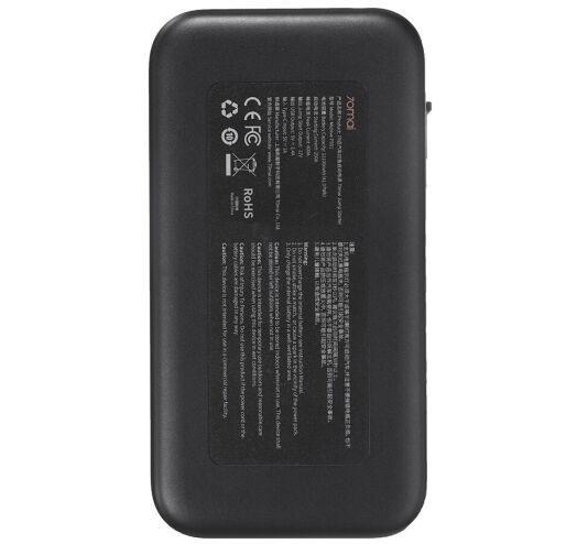 Пуско-зарядний пристрій для акумуляторів 70mai 11000 mah Jump Starter Чорний (Midrive PS01) - фото 5