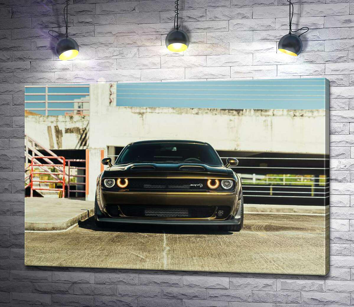 Картина ArtPoster Пристальный взгляд Dodge Challenger 130x87 см Модуль №1 (003891) Картина ArtPoster Пристальный взгляд Dodge Challenger 130x87 см Модуль №1 (003891)