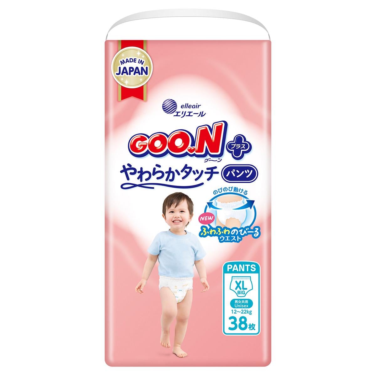 Трусики подгузники Goo.N Plus 5 XL 12 20 кг 38 шт. (35833383)