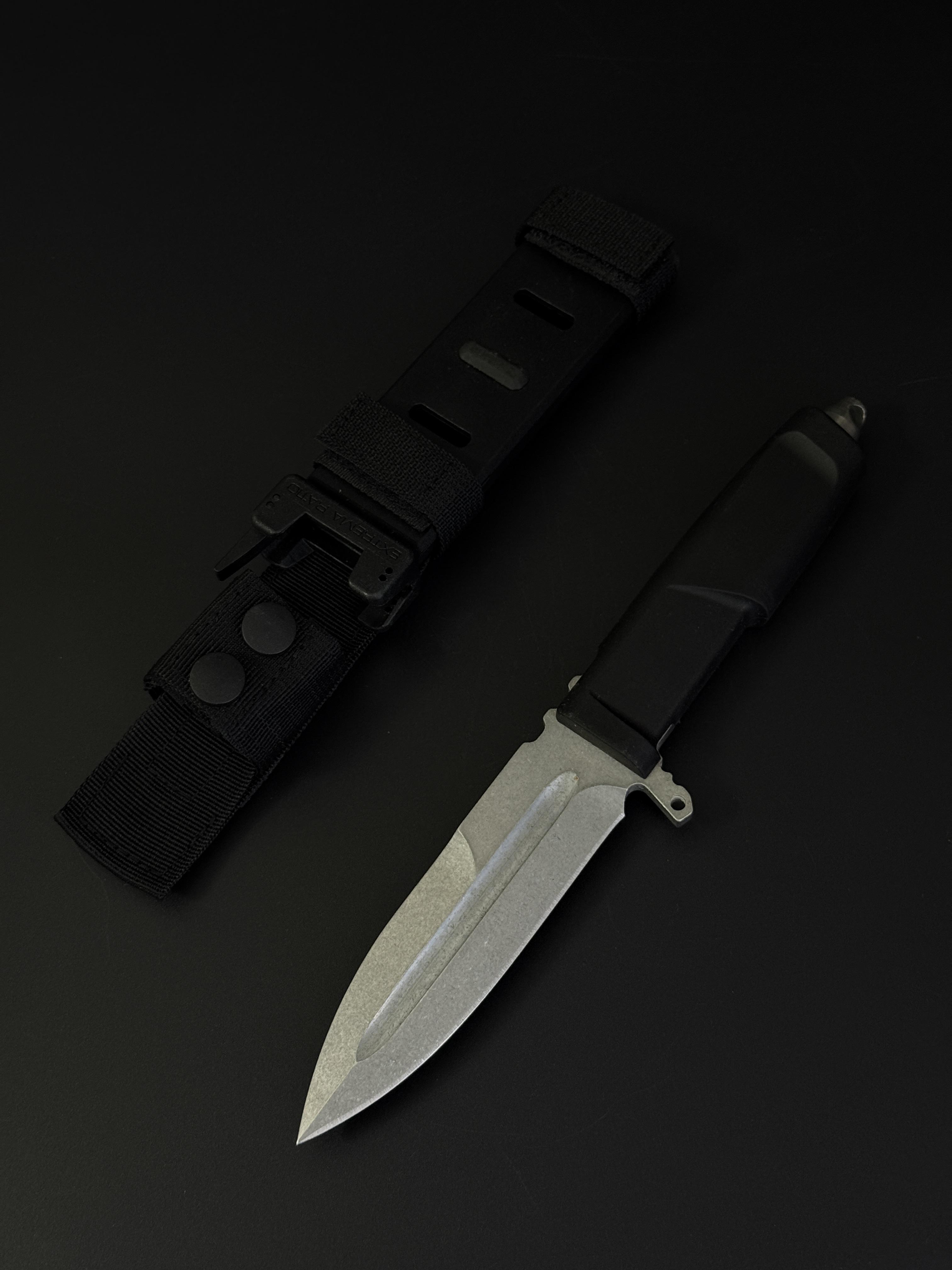 Нож туристический Gorillas BBQ KN1075 4516 Черный с серым - фото 5 Нож туристический Gorillas BBQ KN1075 4516 Черный с серым - фото 5