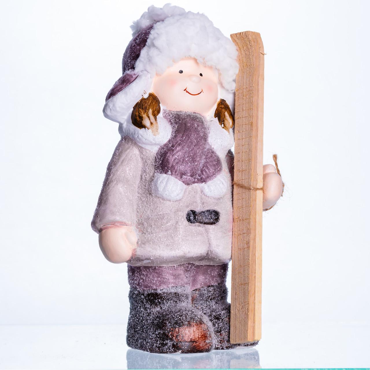 Фигурка Девочка с лыжами CR-5-1 12х8х23 см (29912967) Фигурка Девочка с лыжами CR-5-1 12х8х23 см (29912967)