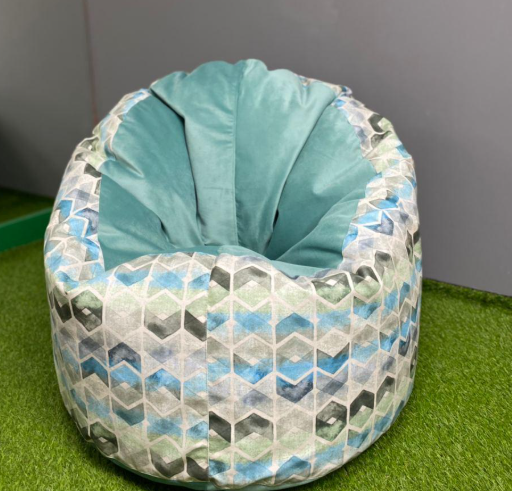 Кресло-мешок SkyPuff Облако Desi DT8+Florida 100 см Aqua (110001003)