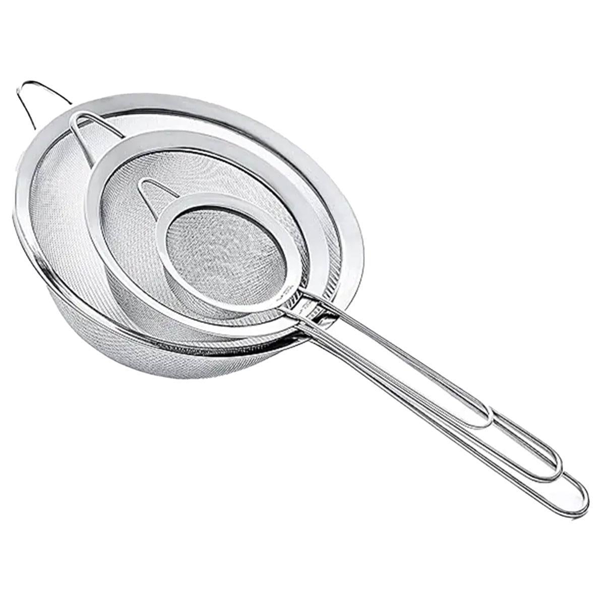 Набор ситечек из нержавеющей стали для чая/круп/муки 8,1/12 см 3 шт. (25905597) Набор ситечек из нержавеющей стали для чая/круп/муки 8,1/12 см 3 шт. (25905597)