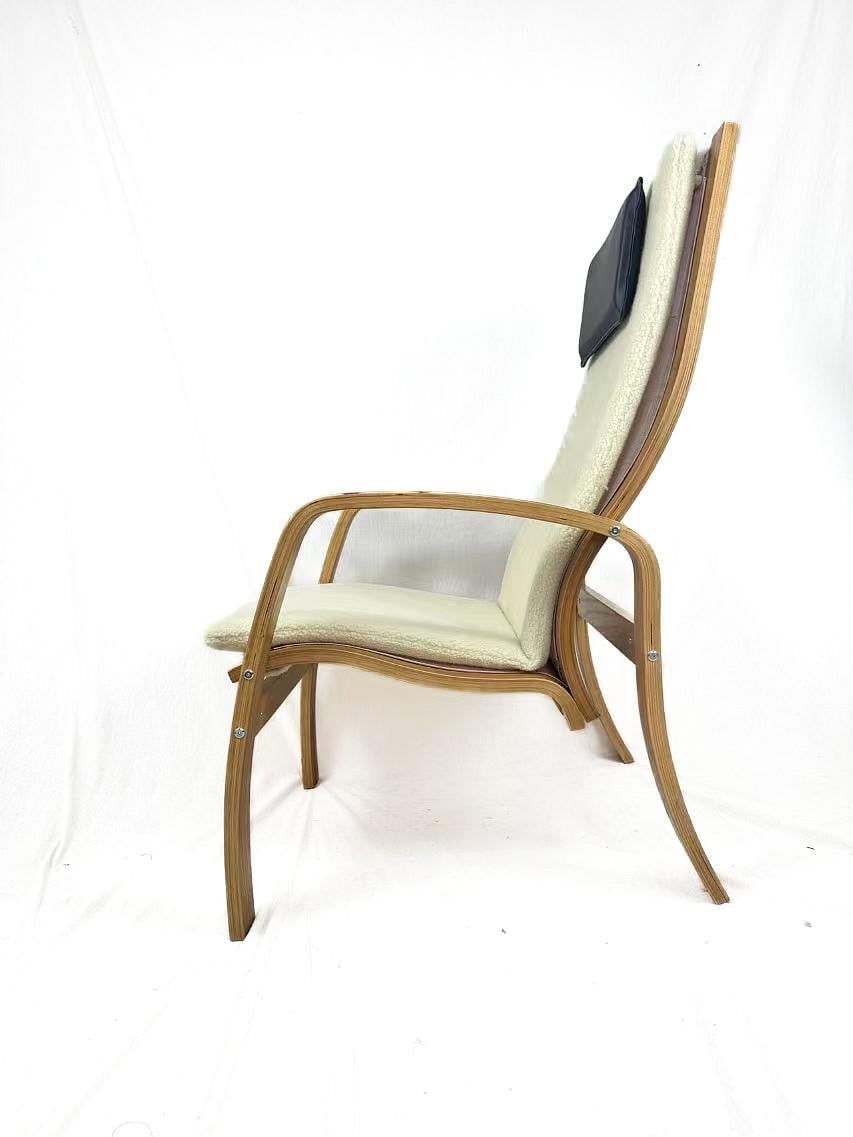 Крісло для відпочинку AVKO ARC013 з підніжкою Natural Beige - фото 3