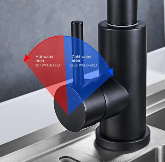 Смеситель для кухни с выдвижным изливом 2 режима лейки Серебристый (КСК056) - фото 8