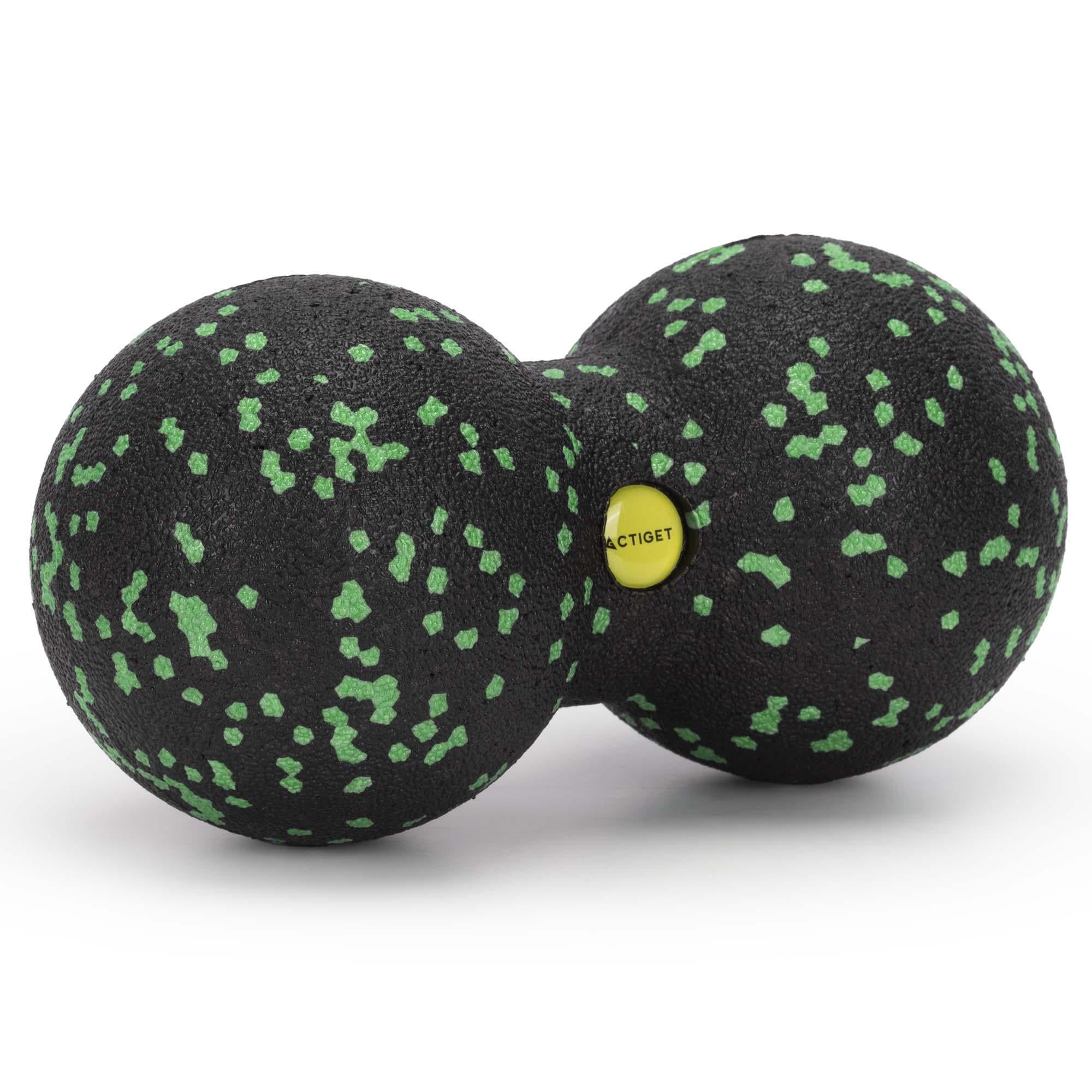 Массажный мяч двойной Actiget EPP ACT0098 8x16 см Black/Green (5835)