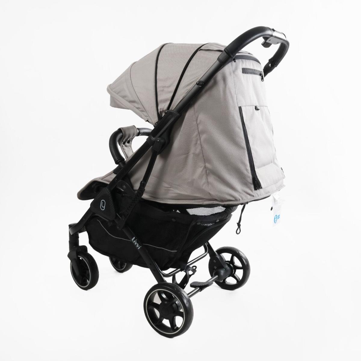 Коляска дитяча прогулянкова Joy Livvi Сірий (LV-09257) - фото 5